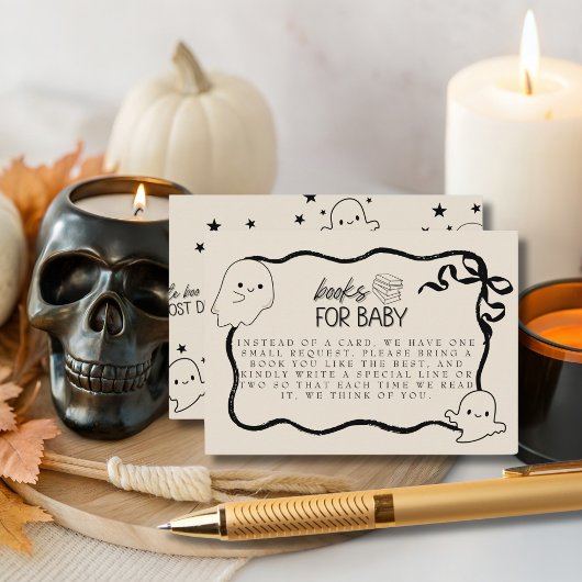 Coquette Little Boo Books for Baby Enclosure Card Informatiekaartje