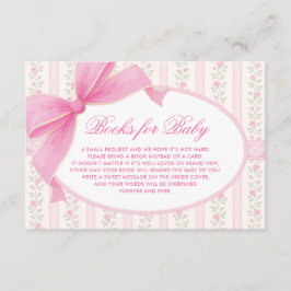 Coquette Love Shack Rozen Boeken voor Baby Meisje Informatiekaartje