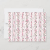 Coquette Love Shack Thema Gepersonaliseerde briefp Notitiekaartje (Achterkant)