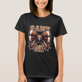 Coquette Mama Amerikaanse Football Seizoen Game Da T-shirt