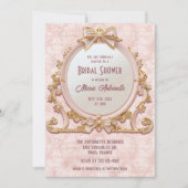 Coquette Marie Antoinette Rococo Vrijgezellenfeest Kaart (Voorkant)