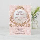 Coquette Marie Antoinette Rococo Vrijgezellenfeest Kaart (Staand voorkant)