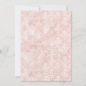 Coquette Marie Antoinette Rococo Vrijgezellenfeest Kaart (Achterkant)