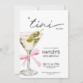 Coquette Martini Verjaardag een beetje ouder Kaart (Voorkant)