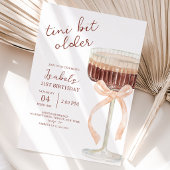 Coquette Martini Verjaardag Kaart