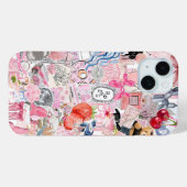 Coquette Meisje Preppy Collage, Telefoonhoes Case-Mate iPhone Case (Achterkant (horizontaal))