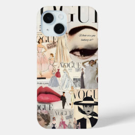 Coquette Meisje Preppy Collage, Telefoonhoes iPhone 15 Case