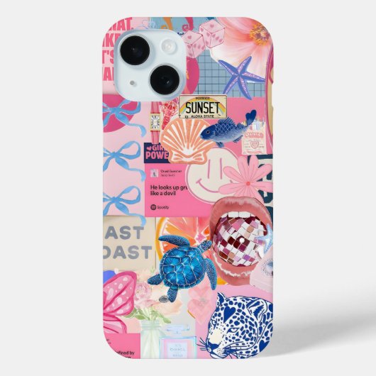 Coquette Meisje Preppy Collage, Telefoonhoes Case-Mate iPhone Case (Achterkant)