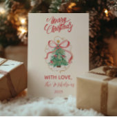 Coquette Merry & Bright Christmas Feestdagenkaart