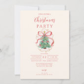 Coquette Merry & Bright Christmas Kaart (Voorkant)