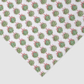 Coquette Mistletoe Waterverf Weefselpapier Tissuepapier (Detail)