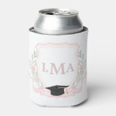 Coquette monogram Afstuderen Blikjeskoeler (Blikje Voorkant)