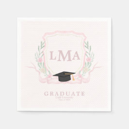 Coquette monogram Afstuderen Servet