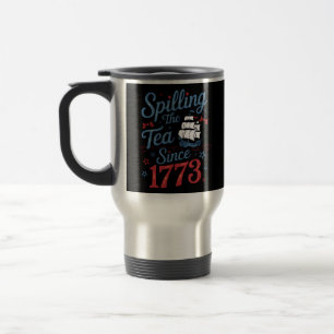 Coquette morsen van de thee sinds 1773 4 juli reisbeker