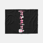 Coquette Mother Baby Mbu Nurse Stpartum Rn Christm Fleece Deken (Voorkant (Horizontaal))