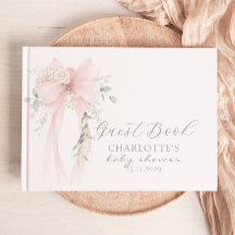Coquette Neutral Bow Baby Shower