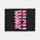 Coquette Nicu Nurse Nk Bow Neonatal Intensive Care Fleece Deken (Voorkant (Horizontaal))