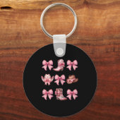 Coquette Nk Bow Cowgirl Boots And Hats Sleutelhanger (Voorkant)