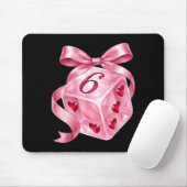 Coquette Nk Dice Bow Hearts 6 7 Preppy Valentine Y Muismat (Met muis)