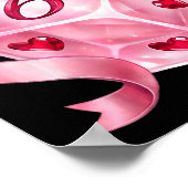 Coquette Nk Dice Bow Hearts 6 7 Preppy Valentine Y Poster (Hoek)