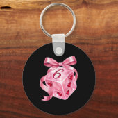Coquette Nk Dice Bow Hearts 6 7 Preppy Valentine Y Sleutelhanger (Voorkant)