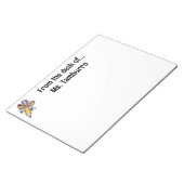 Coquette nu gepersonaliseerd met naam terug naar s notitieblok (Schuin)