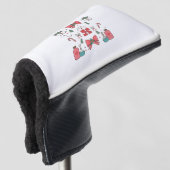 Coquette Nurse Bow Custom Nurse Kerstmis Golfheadcover (3/4 voorkant)