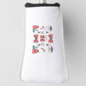 Coquette Nurse Bow Custom Nurse Kerstmis Golfheadcover (Draai 90)