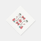 Coquette Nurse Bow Custom Nurse Kerstmis Servet (Hoek)