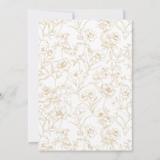 Coquette Ocher Bow Ribbon Graduation Party Kaart (Achterkant)