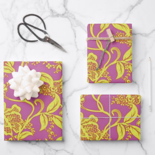 Coquette Orchid Inpakpapier Vel