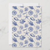 Coquette Oyster Roast Party Uitnodiging (Achterkant)