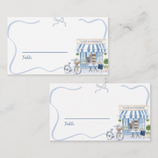Coquette Parijse Cafe Frans Plaatskaartje (Voorkant / Achterkant)