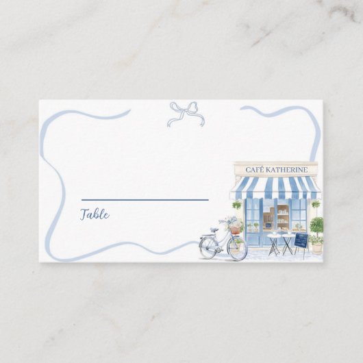 Coquette Parijse Cafe Frans Plaatskaartje (Voorkant)