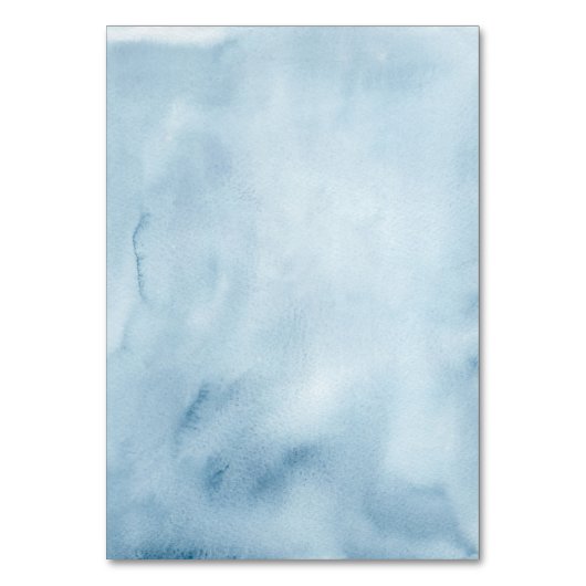 Coquette Parijse cafe Franse Blauwe Tafel Nummer Kaart (Achterkant)