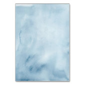 Coquette Parijse cafe Franse Blauwe Tafelnummer (Achterkant)