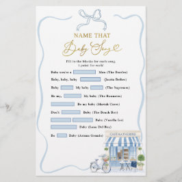 Coquette Parijse Cafe Naam Dat Baby Song Games