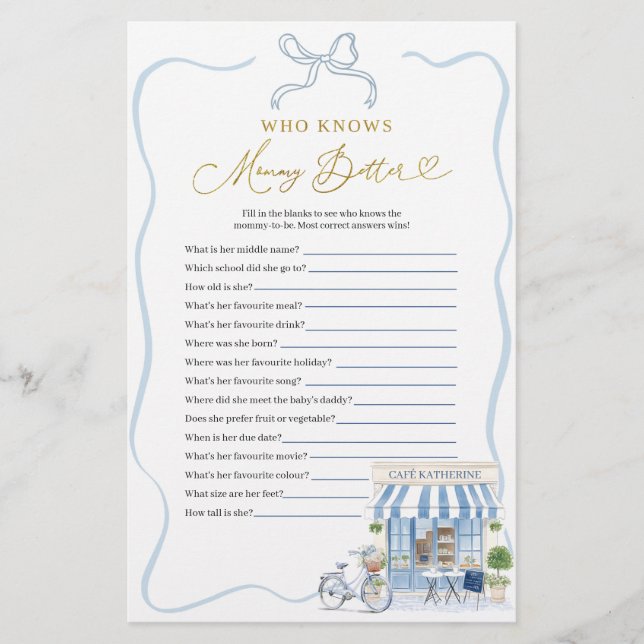 Coquette Parijzenaar die Mama Betere Spelletjes We (Voorkant)