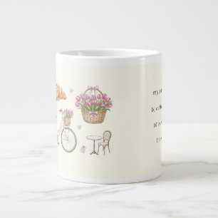 Coquette Paris Checklist Aangepaste Naam Speciale Grote Koffiekop