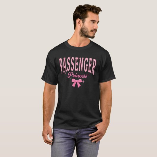 Coquette Passenger Princess Bow Y2K Schattige Tien T-shirt (Voorkant volledig)