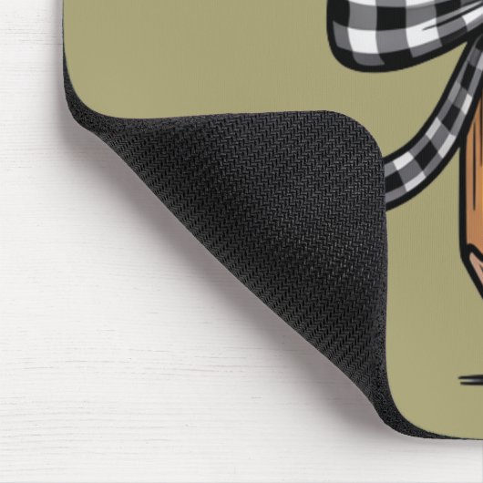 Coquette Pencil Bow Kleuterschool Muismat (Hoek)