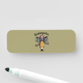 Coquette Pencil Bow Kleuterschool Naamplaatje (In situ)