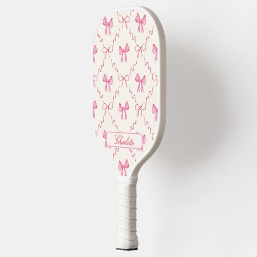 Coquette Pink Bow Pickleball Paddle (Links)