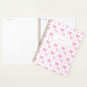 Coquette Pink Bow Preppy Girly Aesthetic Planner (Display)