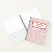 Coquette Pink Bow Terug naar School Notitieboek (Binnen)