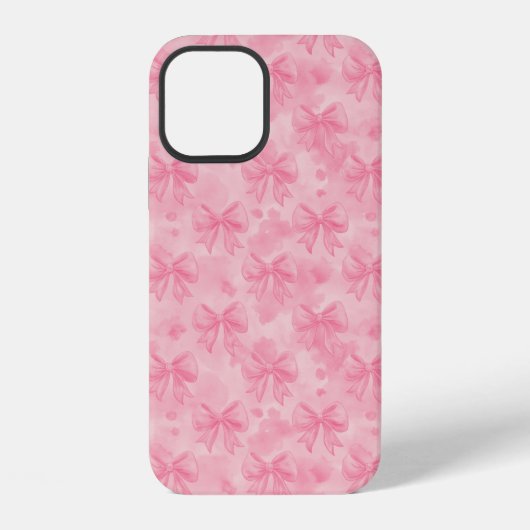 Coquette Pink Bows iPhone Hoesje (Achterkant)