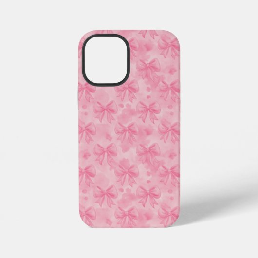 Coquette Pink Bows iPhone Hoesje (Achterkant)