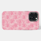 Coquette Pink Bows iPhone Hoesje (Achterkant horizontaal)