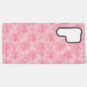 Coquette Pink Bows Samsung Galaxy Hoesje (Achterkant horizontaal)