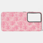 Coquette Pink Bows Samsung Galaxy Hoesje (Linkerkant)
